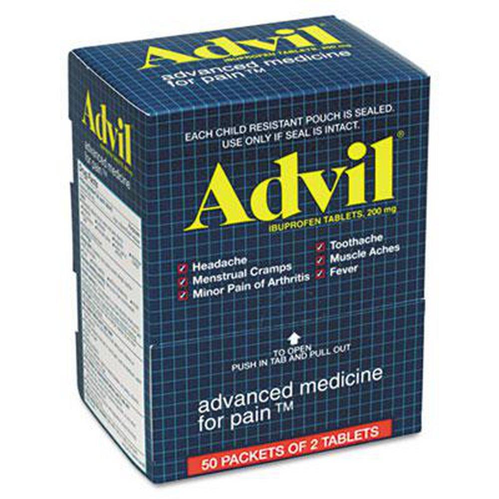 Advil Blue Pain Relievers Tablets 