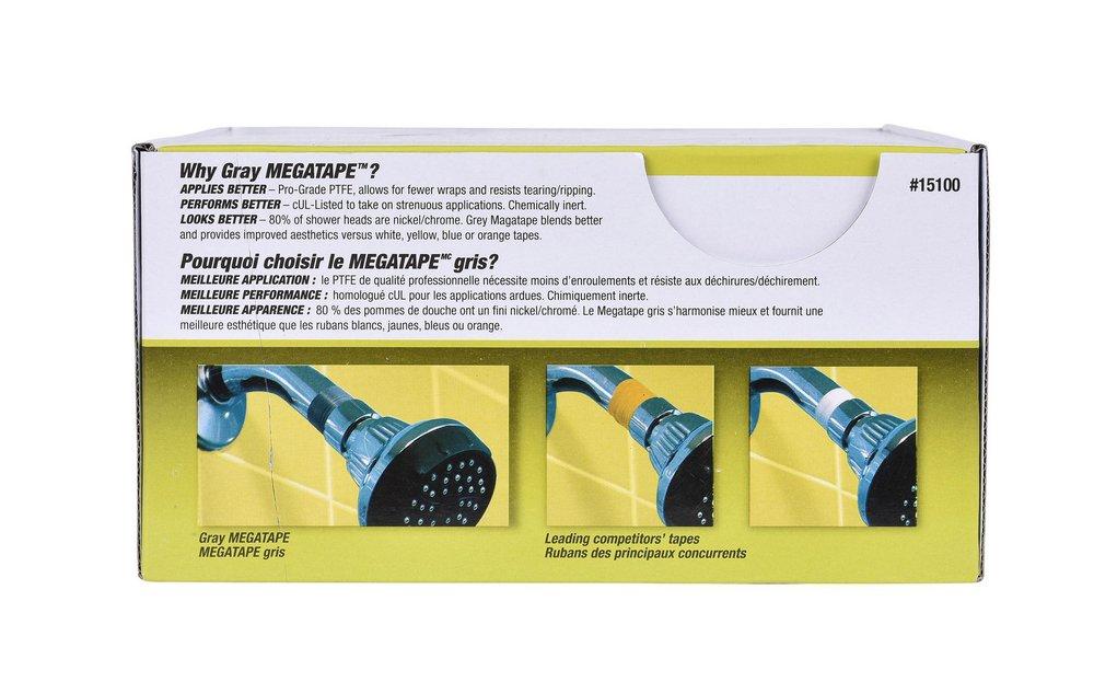 Hercules&reg; Grey 3/4 x 1000 in. Plastic PTFE Tape 