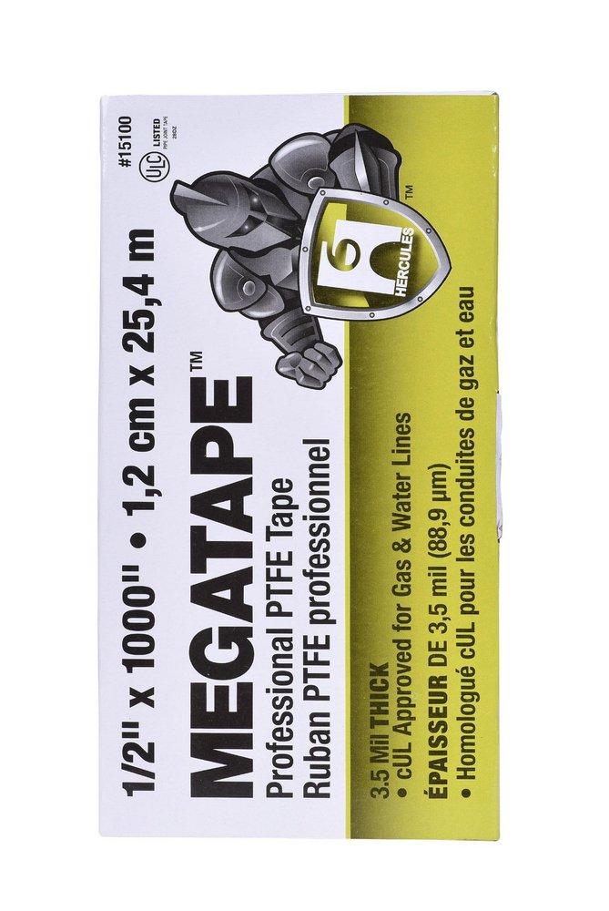 Hercules&reg; Grey 3/4 x 1000 in. Plastic PTFE Tape 
