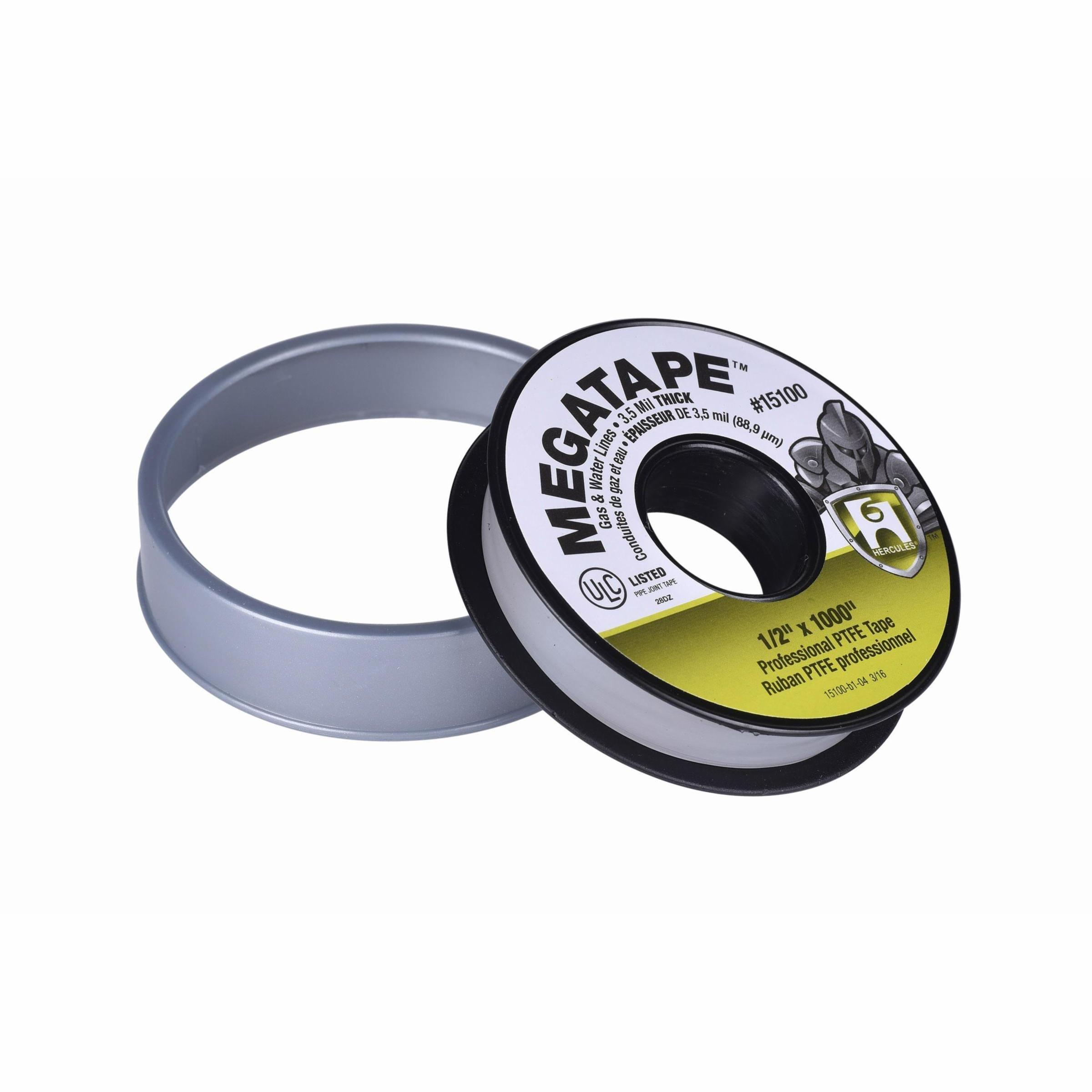 Hercules&reg; Grey 3/4 x 1000 in. Plastic PTFE Tape in Grey 
