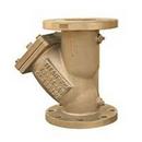 Titan Flow Control 4 in. Aluminum Bronze Flanged Wye Valve Stainer 