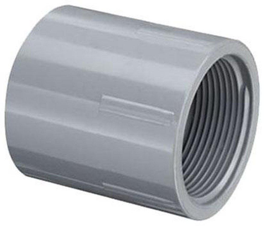 Grey FIPT Schedule 80 CPVC Coupling 