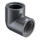 Grey Sch. 80 PVC Threaded 90 Elbow 