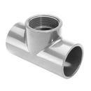 Grey Socket x FIPT Straight Schedule 80 PVC Tee 