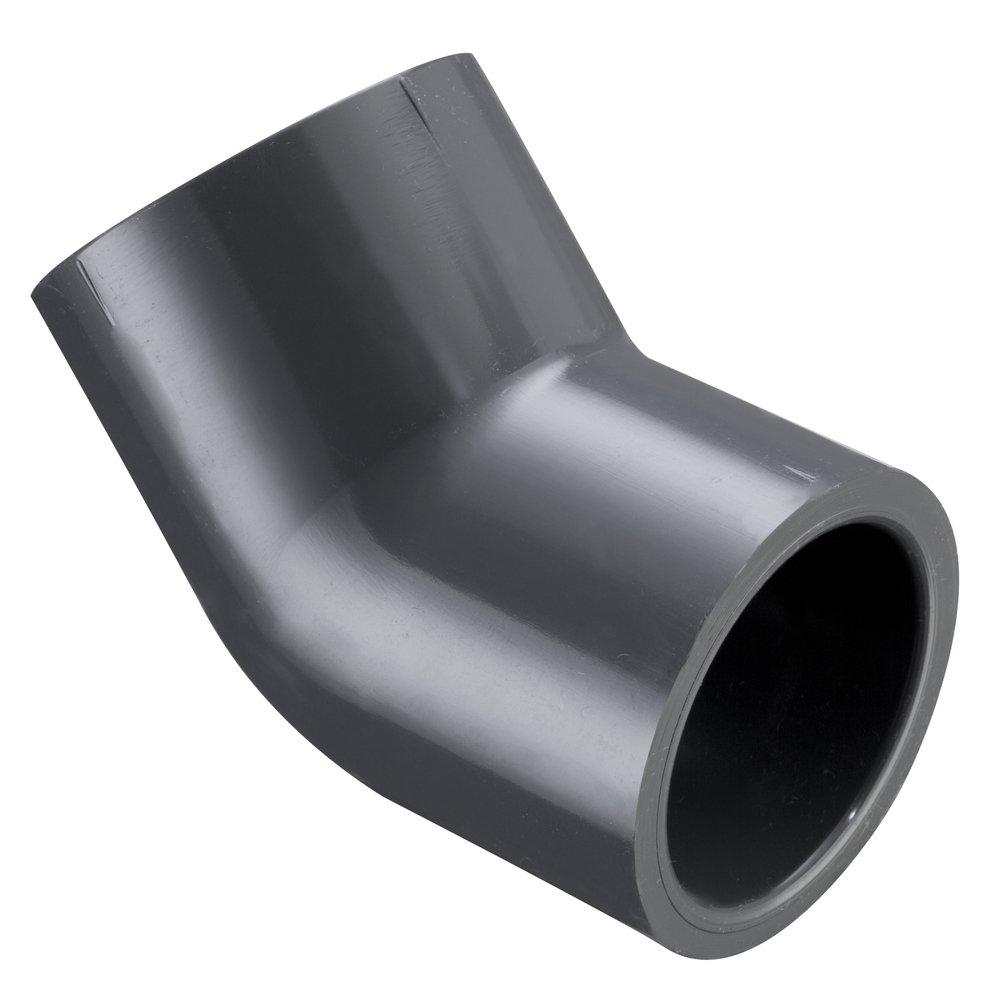 Grey Socket Weld 45 Degree Schedule 80 Plastic Elbow 