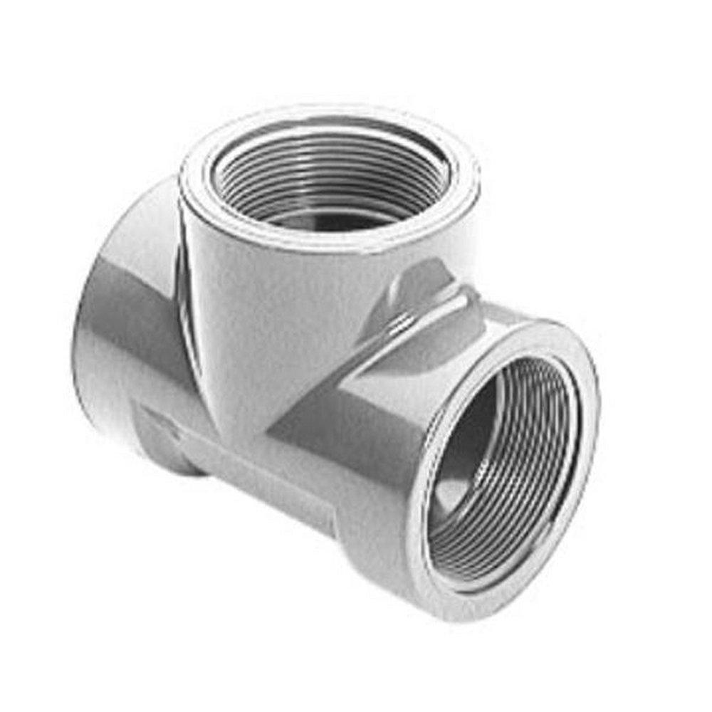 Grey Sch. 80 PVC FIPT Tee Threaded 