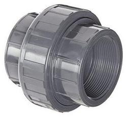 1 in. FIPT Straight Schedule 80 PVC Union with EPDM O-Ring Seal