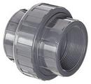 Grey FIPT Straight Schedule 80 PVC Union with EPDM O-Ring Seal 