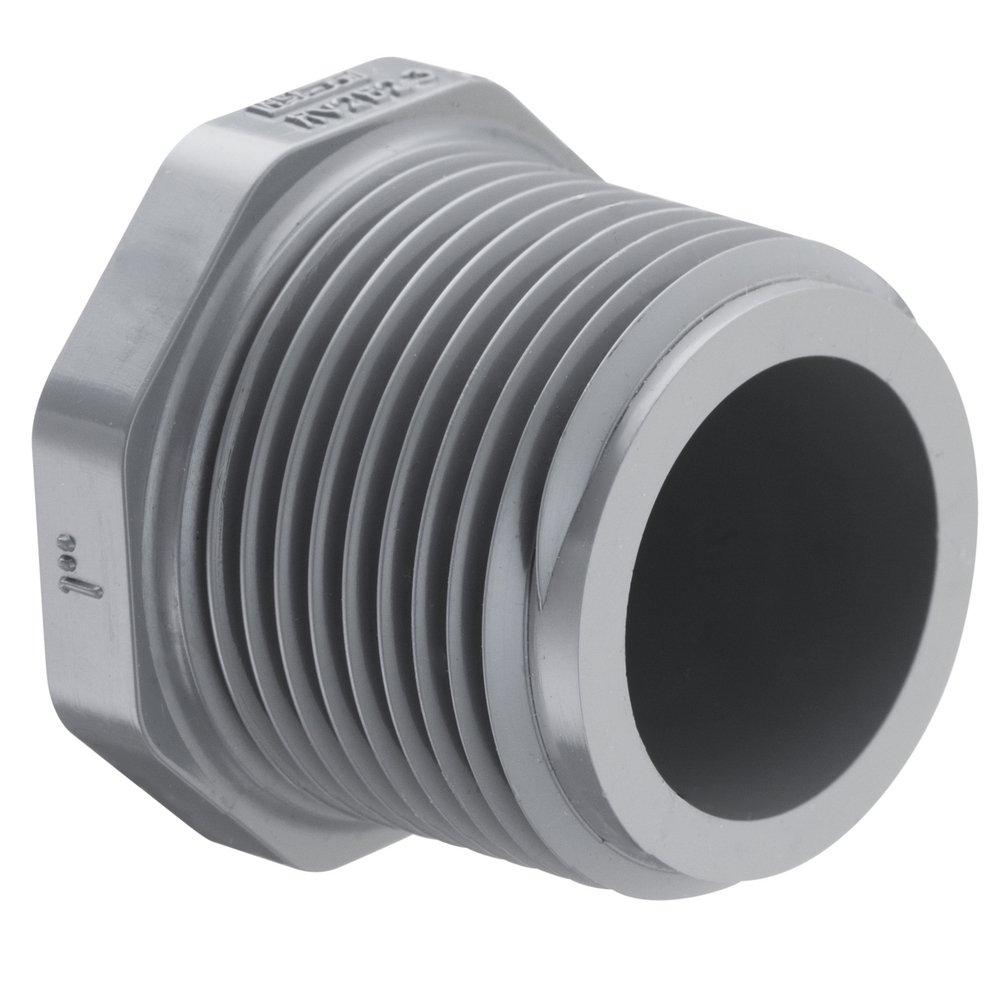 Grey MPT Schedule 80 CPVC Plug 