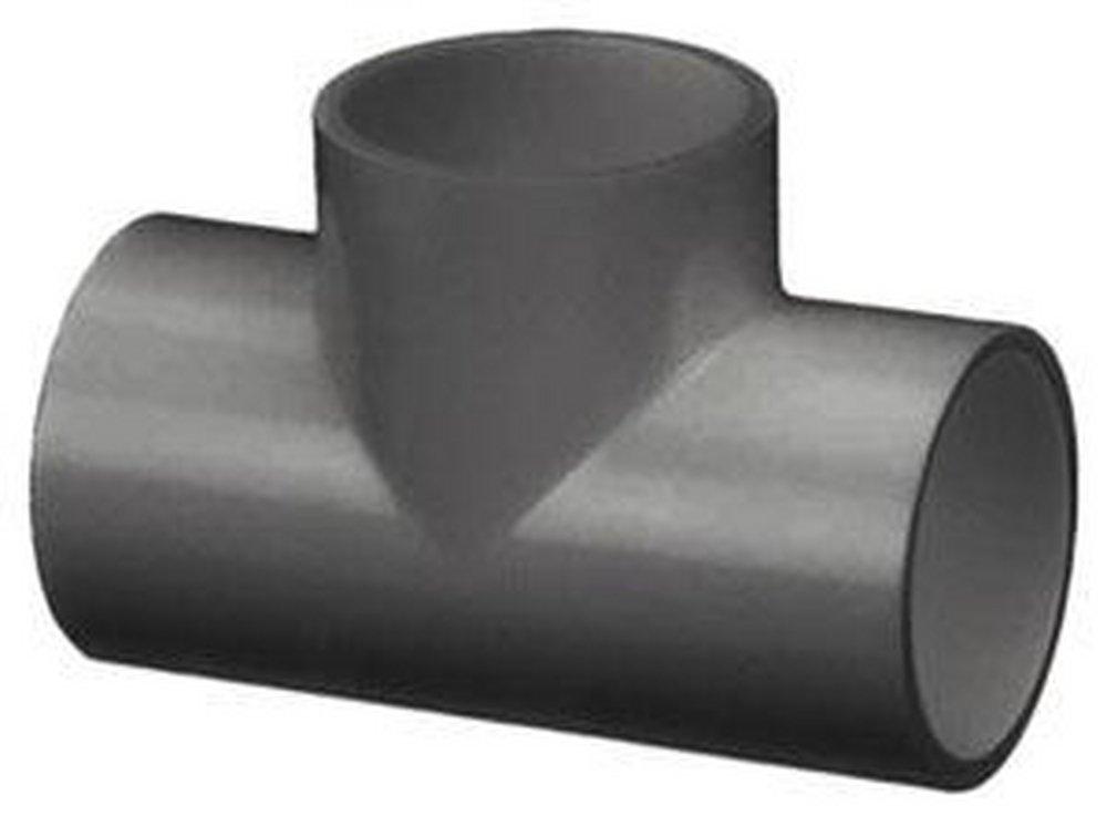 Grey Socket Weld Plastic Tee 