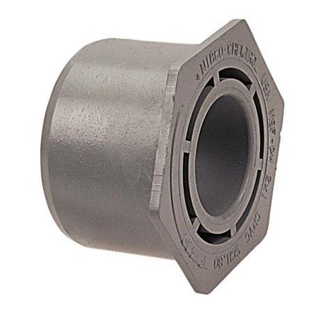 Grey MPT x FPT Schedule 80 PVC Bushing 