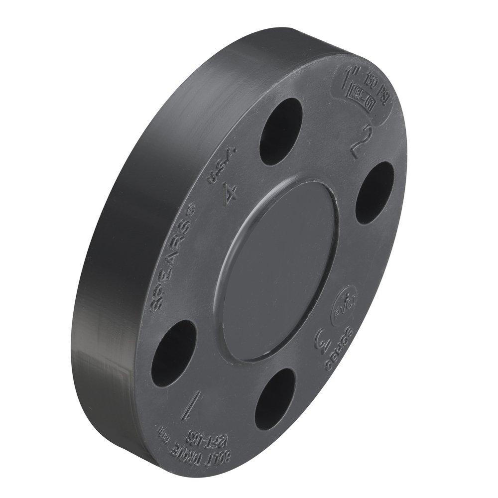 Grey Blind Schedule 80 Webb PVC Flange 