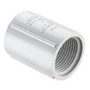 White FPT Schedule 40 PVC Coupling 