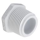 White MPT Schedule 40 PVC Plug 