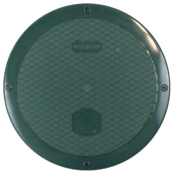 Polylok Dark Green Plastic Flat Cover in Dark Green 