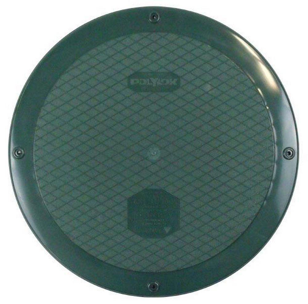 Polylok Dark Green Plastic Flat Cover in Dark Green 