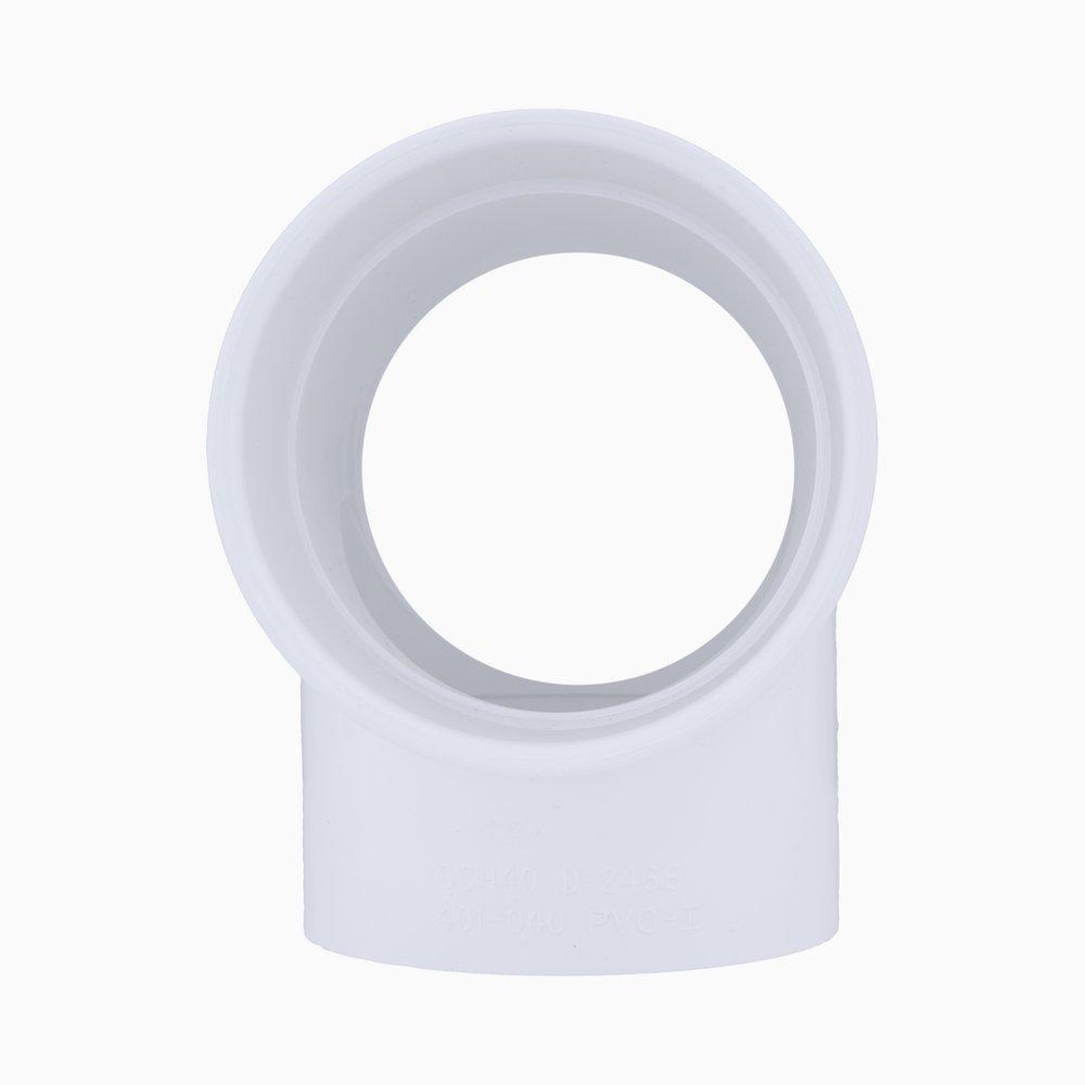 White PVC Schedule 40 Tee 