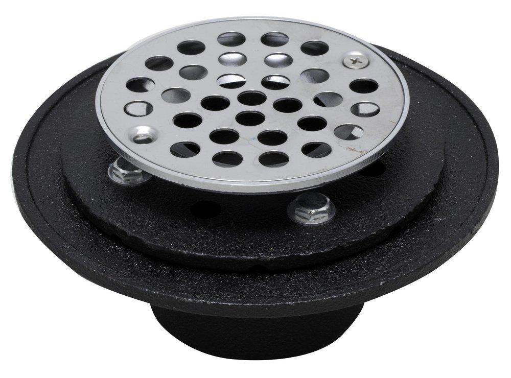 PROFLO&reg; 2 in. Inside Caulk Chrome Shower Drain 