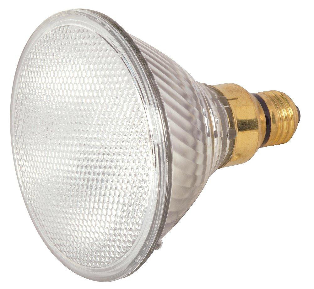 SATCO Clear PAR38 Dimmable Halogen Light Bulb with Medium Base 