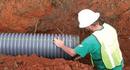 ADS&reg; Grey 13 ft. Polyethylene Drainage Pipe 