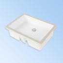 21-3/4 in. Undermount Rectangular Porcelain Bathroom Sink in White