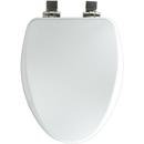 Elongated Closed Front Cover High Density™ Molded Wood Toilet Seat in White