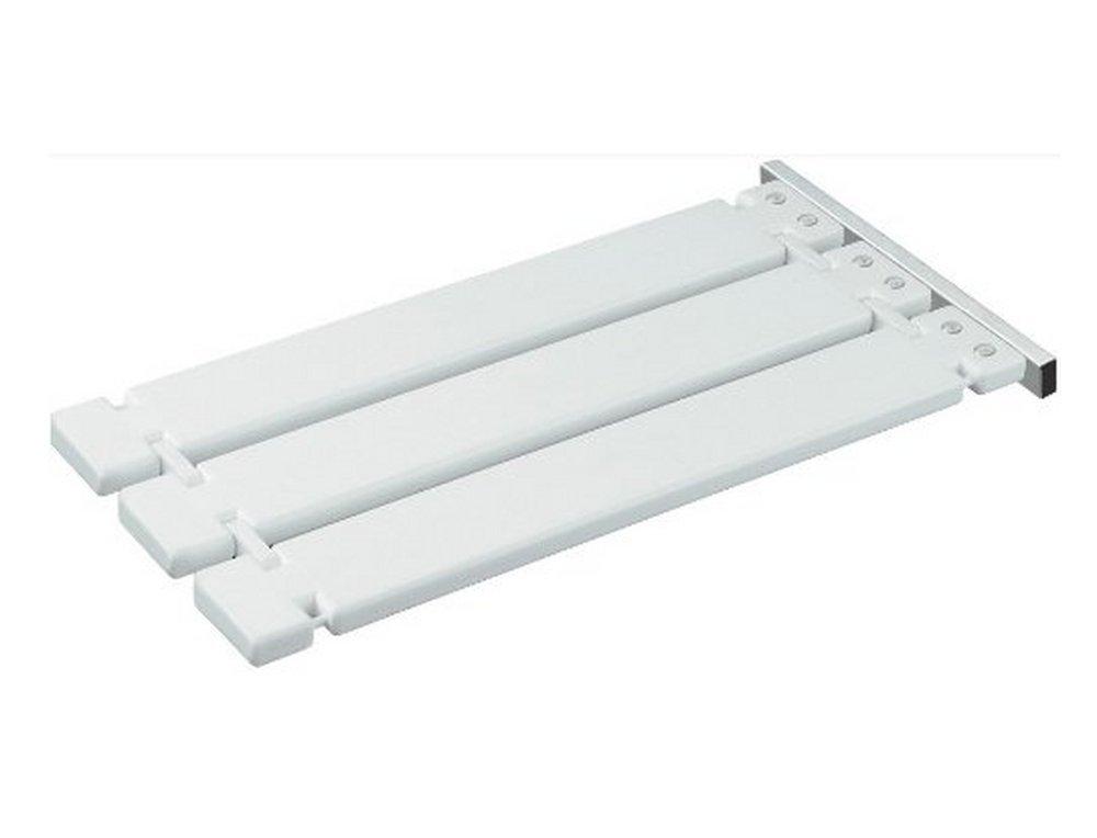 C D Sparling Company White Folding Tub Bench 