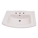 Centre Lavatory Sink in White