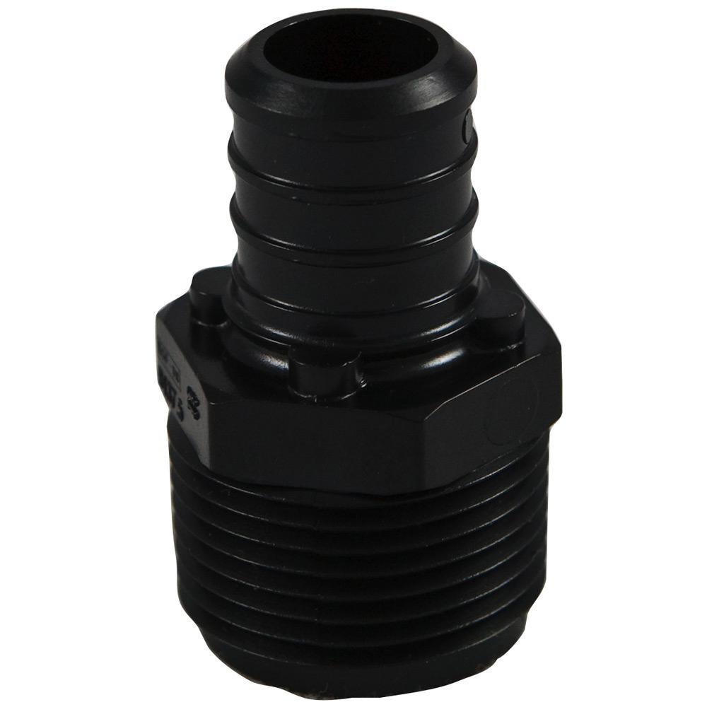 NIBCO Plastic PEX Crimp x MPT Adapter 