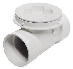 4 in. Plastic Hub Backwater Valve