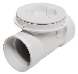 4 in. Plastic Hub Backwater Valve