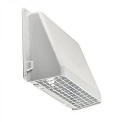 12-63/100 x 11-59/100 x 8 in. Wall Vent in White Plastic