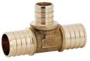 3/4 x 3/4 x 1/2 in. Brass PEX Crimp Tee