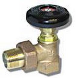 FIPS x Union Male Radiator Valve 3/4 in. Angle 60 psi