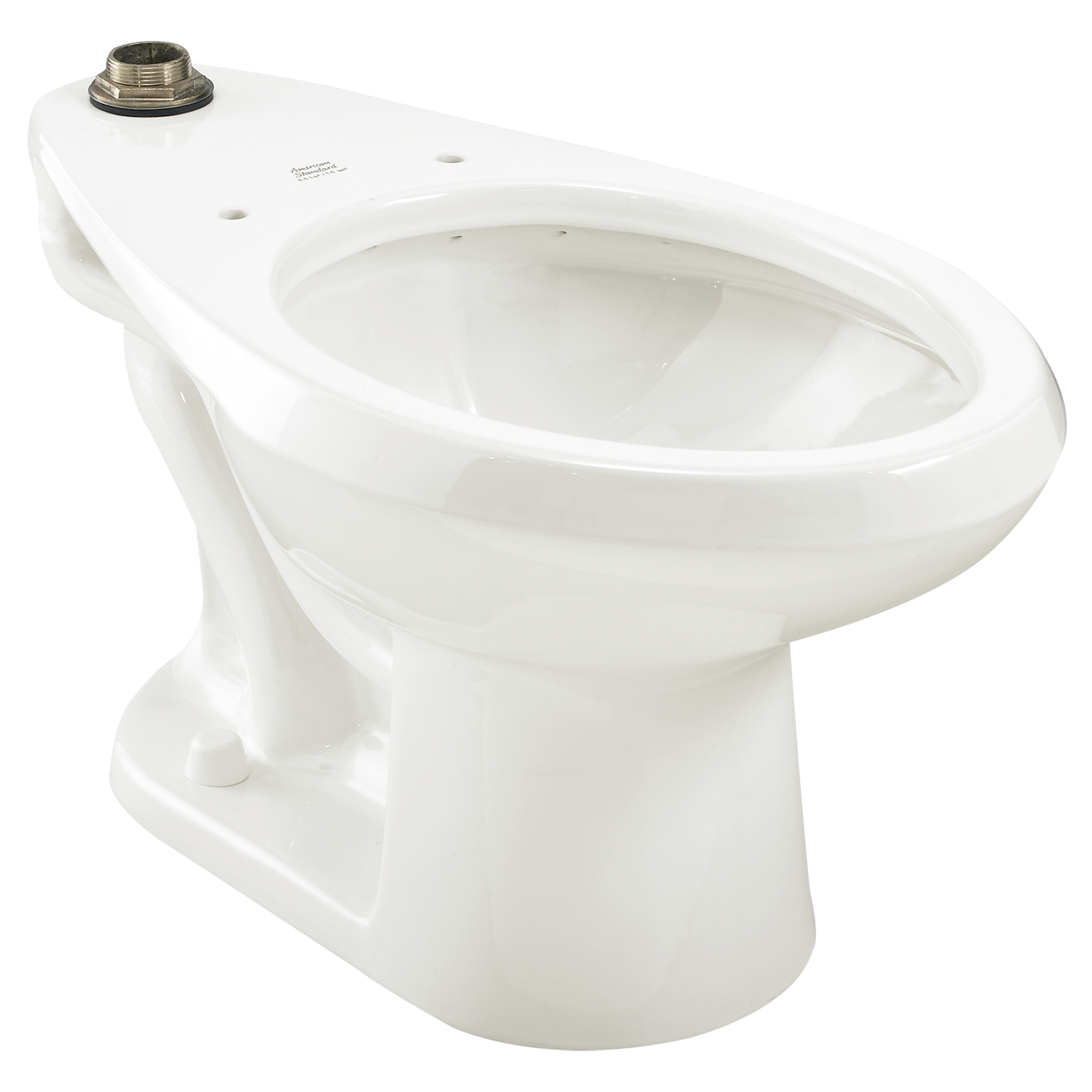 American Standard White 1.6 gpf Elongated Toilet 