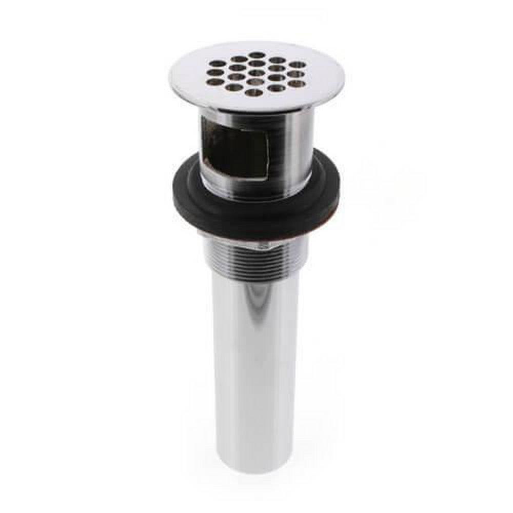 Matco-Norca Chrome Plated Grid Drain with Tailpiece and Nut 