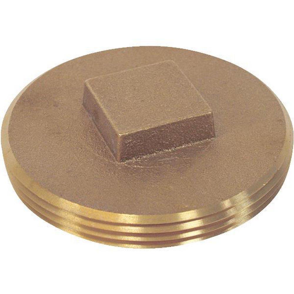 Matco-Norca Brass Straight Raised Square Head Plug 