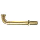 1-1/4 x 12 in. 22 ga Slip-Joint Elbow in Rough Brass