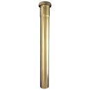 1-1/4 x 12 in. 22 ga Slip-Joint Extension Tube with Nut in Rough Brass
