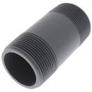 Grey 1-1/2 x 4-1/2 in. Threaded Straight Schedule 80 PVC Nipple 