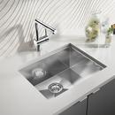 BLANCO Satin 22 x 18 in. No Hole Stainless Steel Single Bowl Undermount Kitchen Sink 