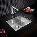 BLANCO Satin 22 x 18 in. No Hole Stainless Steel Single Bowl Undermount Kitchen Sink 