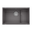 28-3/4 x 18-1/8 in. No Hole Composite Double Bowl Undermount Kitchen Sink in Cinder