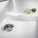 BLANCO White 28-3/4 x 18-1/8 in. No Hole Composite Double Bowl Undermount Kitchen Sink 