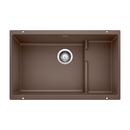28-3/4 x 18-1/8 in. No Hole Composite Double Bowl Undermount Kitchen Sink in Cafe Brown
