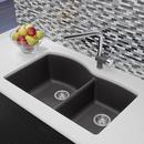 BLANCO Cinder 32 x 20-27/32 in. No Hole Composite Double Bowl Undermount Kitchen Sink 