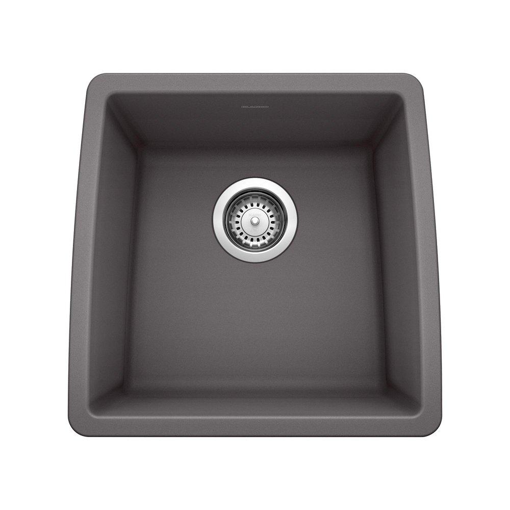 BLANCO Cinder 17-1/2 x 17 x 9 in. Under-Mount Single Bowl Sink 