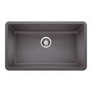 BLANCO Cinder 32 x 19 in. No Hole Composite Single Bowl Undermount Kitchen Sink 