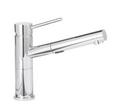 BLANCO Polished Chrome Single Handle Pull Out Kitchen Faucet 