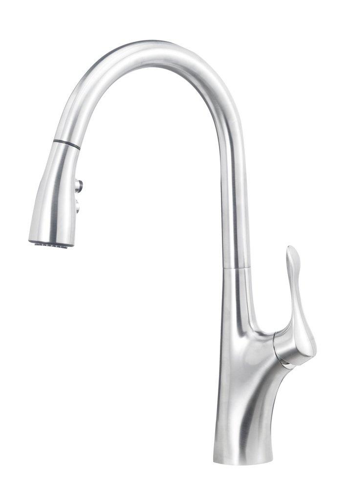 BLANCO Stainless Single Handle Pull Down Kitchen Faucet 